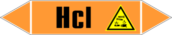 Маркировка трубопровода "hcl" (k11, пленка, 126х26 мм)" - Маркировка трубопроводов - Маркировки трубопроводов "КИСЛОТА" - ohrana.inoy.org