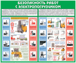 С38 Стенд безопасность работ с электропогрузчиком (1200х1000 мм, пластик ПВХ 3мм, Прямая печать на пластик) - Стенды - Тематические стенды - ohrana.inoy.org